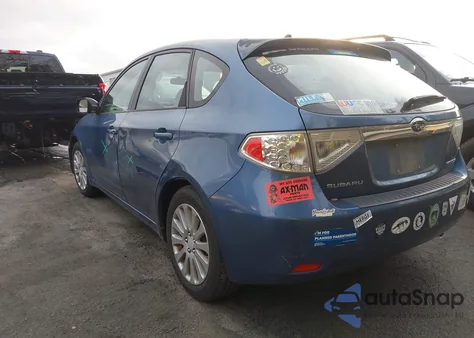 2009 Subaru Impreza 2.5I z USA, uszkodzony, nr VIN JF1GH60609H823224